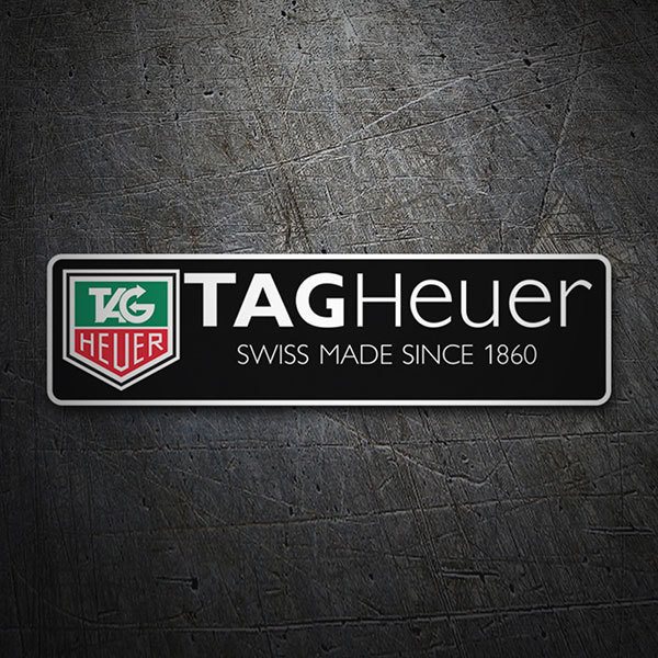 Autocollants: Tag Heuer Swiss Made Since 1860