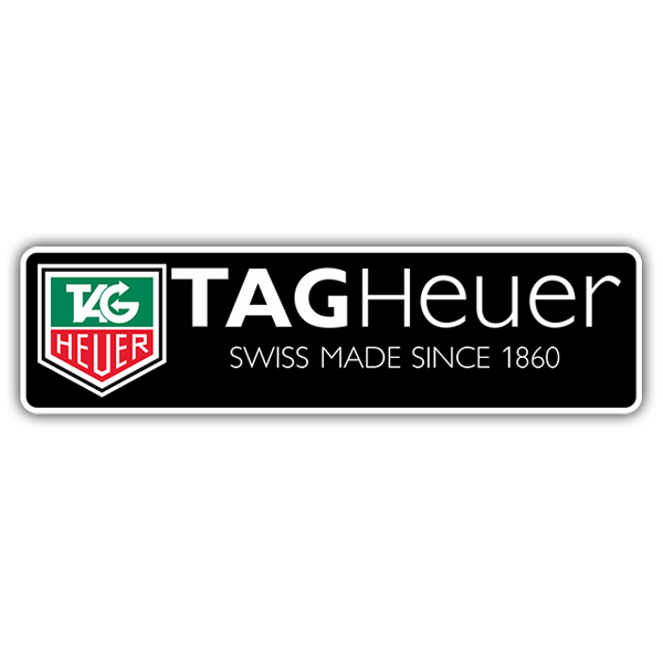 Autocollants: Tag Heuer Swiss Made Since 1860