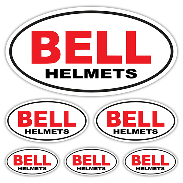 Autocollants: Set Bell Helmets