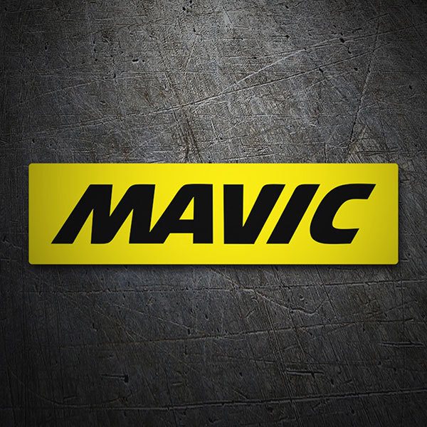 Autocollants: Mavic en Lettres Majuscules