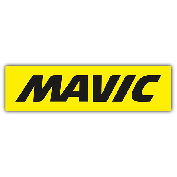 Autocollants: Mavic en Lettres Majuscules