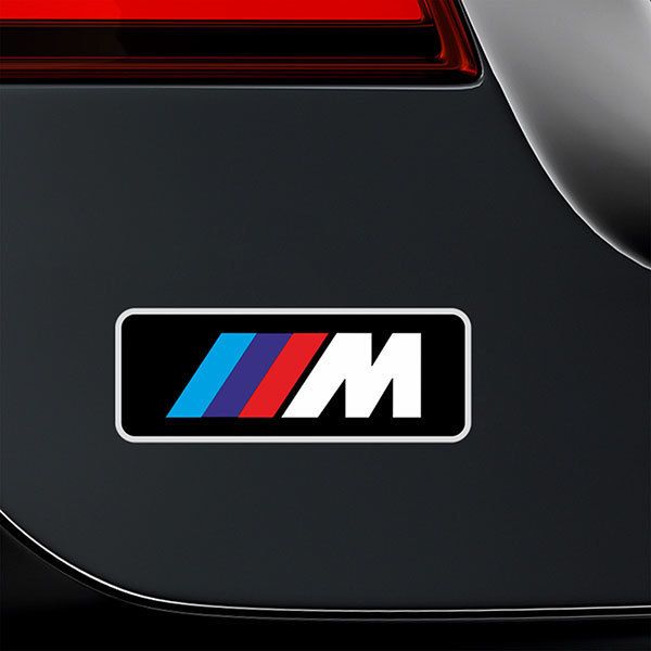 Autocollants: Logo BMW S&eacute;rie M en Trois Bandes