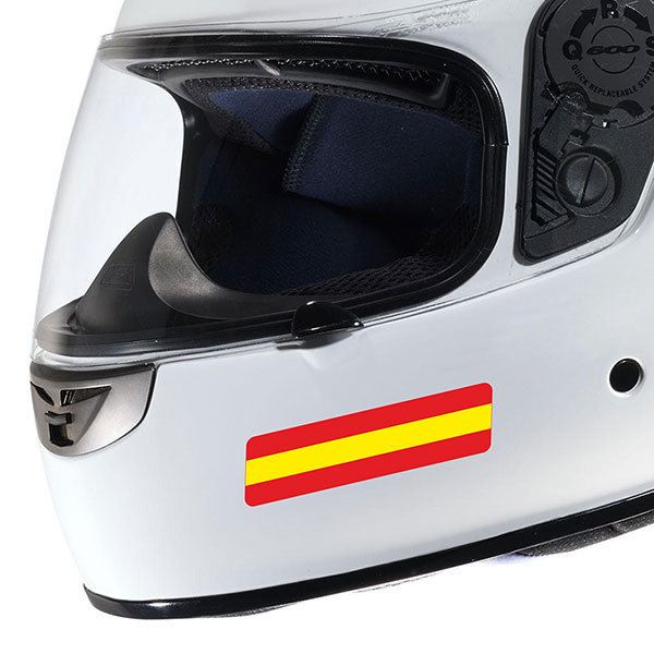 Autocollants: Kit Espagne pour casque