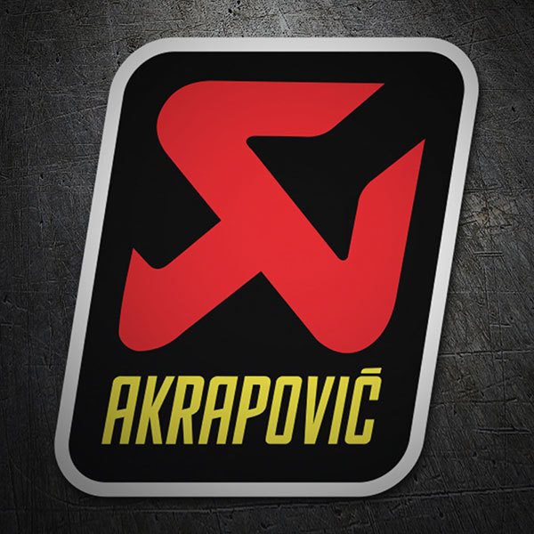 Autocollants: Logo Akrapovic