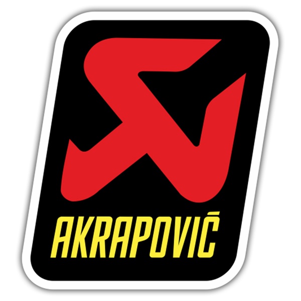 Autocollants: Logo Akrapovic