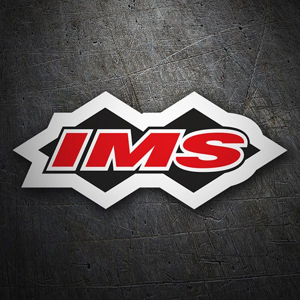 Autocollants: Logo IMS rouge