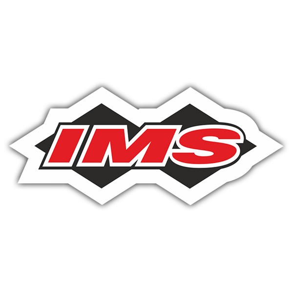 Autocollants: Logo IMS rouge