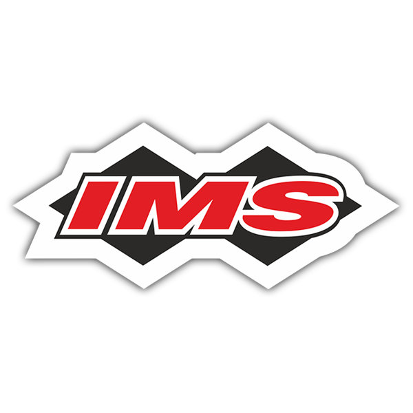 Autocollants: Logo IMS rouge