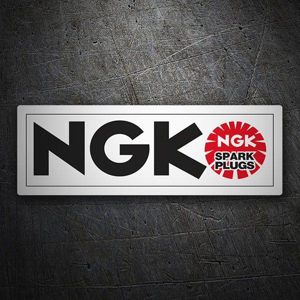 Autocollants: Logo NGK Spark Plugs