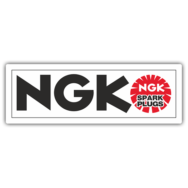 Autocollants: Logo NGK Spark Plugs