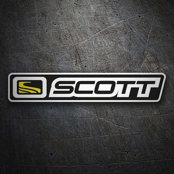 Autocollants: Logotype Scott en Design Horizontal