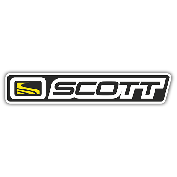 Autocollants: Logotype Scott en Design Horizontal