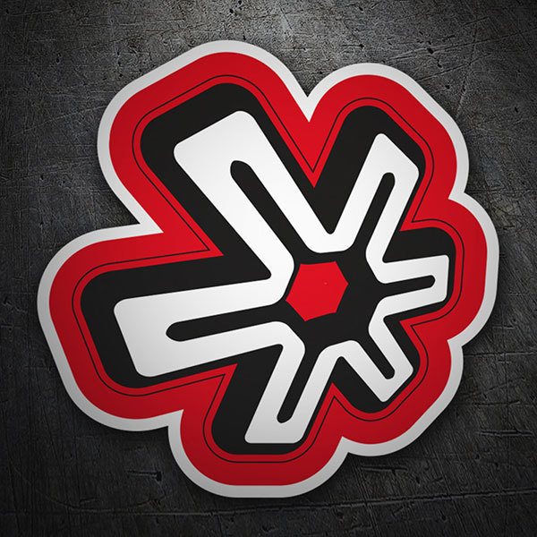 Autocollants: Asterisk avec &eacute;toile