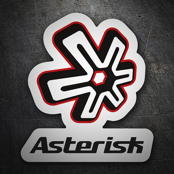 Autocollants: Asterisk Logo