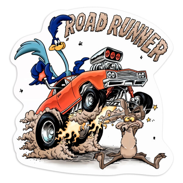 Autocollants: ROAD RUNNER Hot Rod vs Coyote