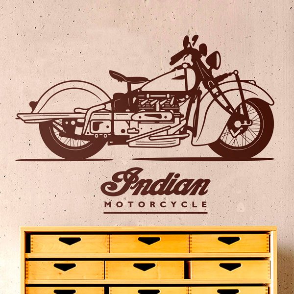 Stickers muraux: Indian Motorcycle Scout Sixty