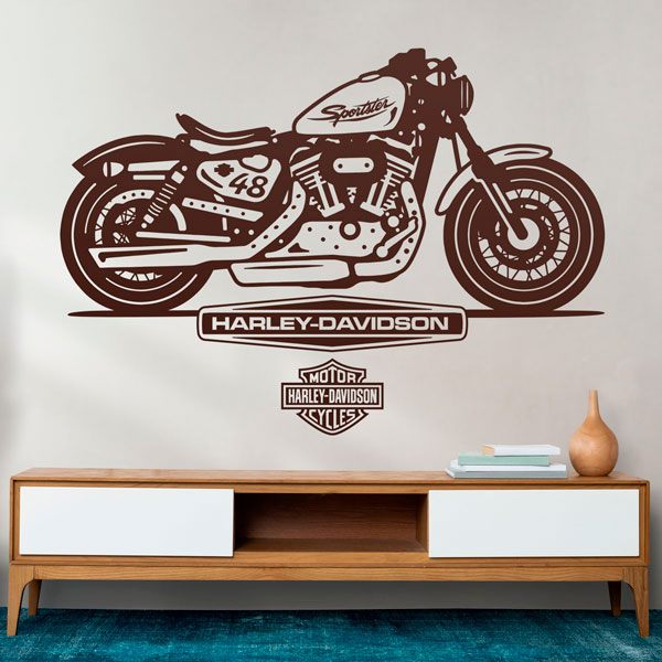 Stickers muraux: Harley Davidson Sportster