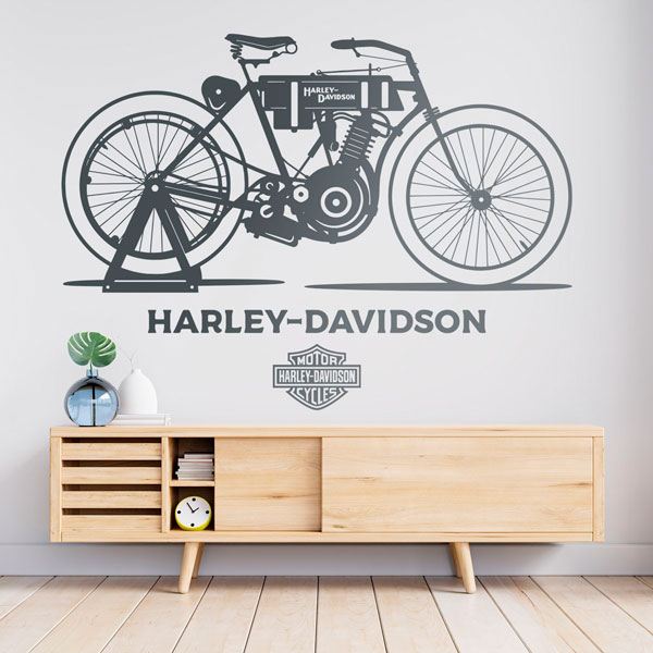 Stickers muraux: Harley Davidson Model 1