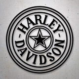 Autocollants: Harley Davidson, Isologo 2