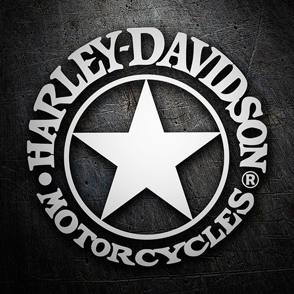 Autocollants: La star de Harley Davidson