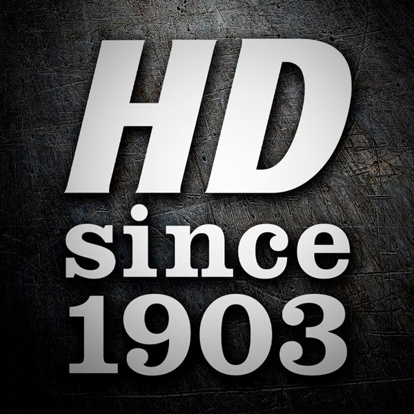 Autocollants: Harley Davidson HD since 1903