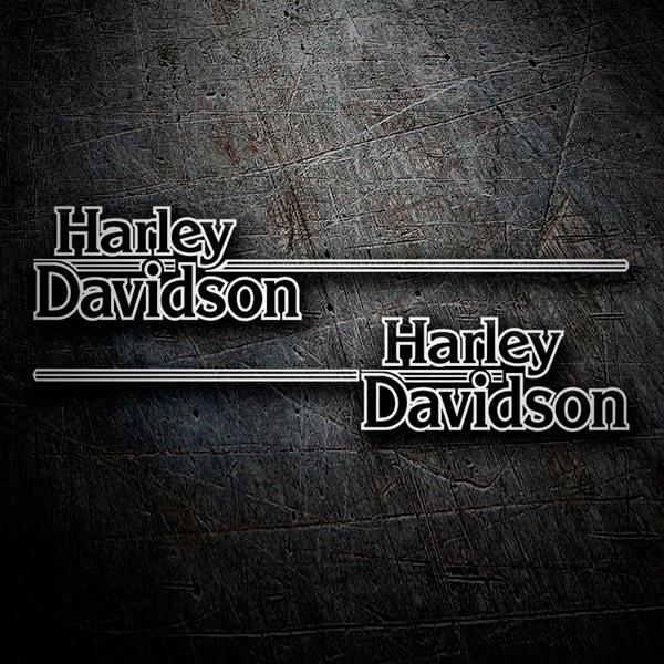 Autocollants: Lignes Harley Davidson