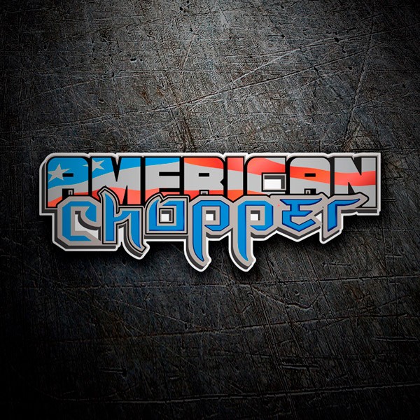 Autocollants: Harley Davidson American chopper