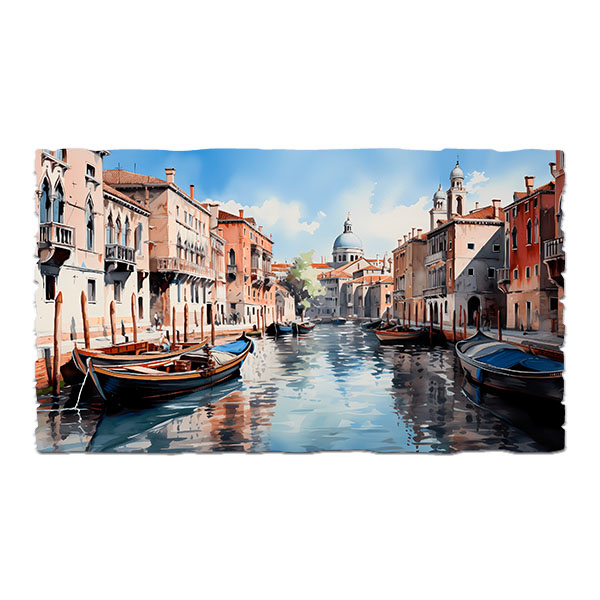 Stickers muraux: Canal de Venise