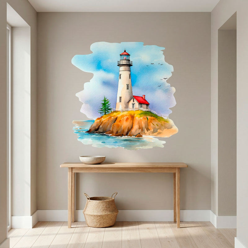 Phare aquarelle 4