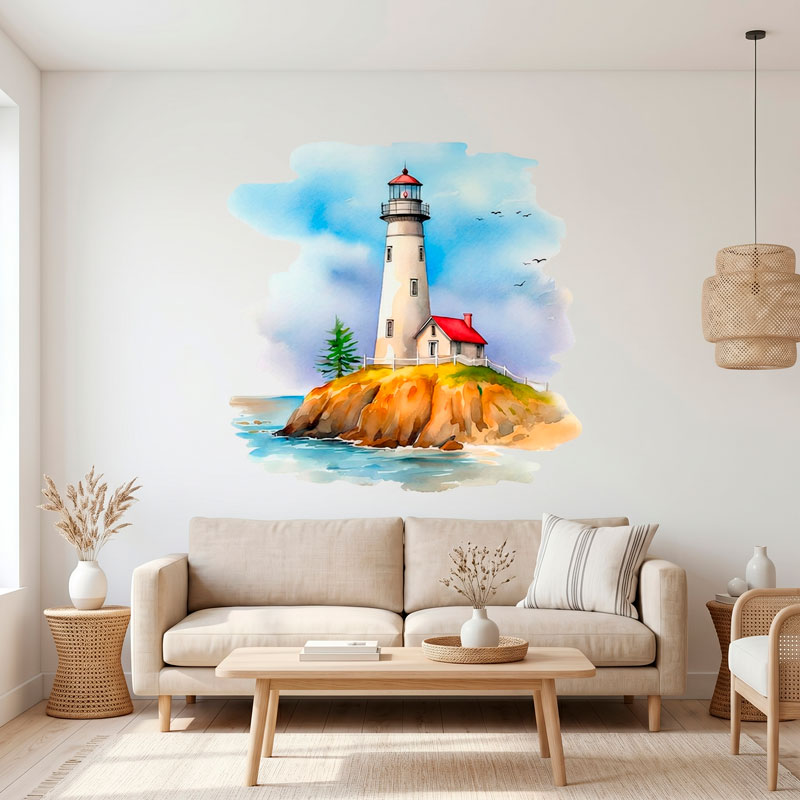 Phare aquarelle 6