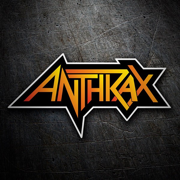 Autocollants: Anthrax en noir