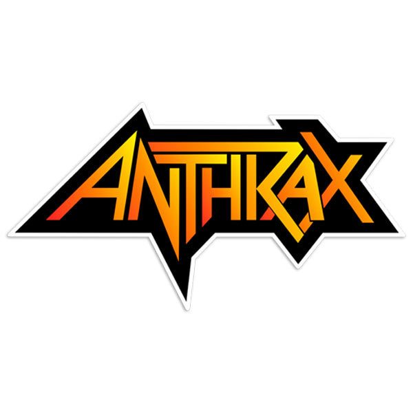 Autocollants: Anthrax in black
