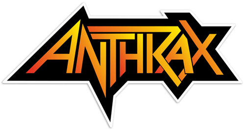 Autocollants: Anthrax en noir