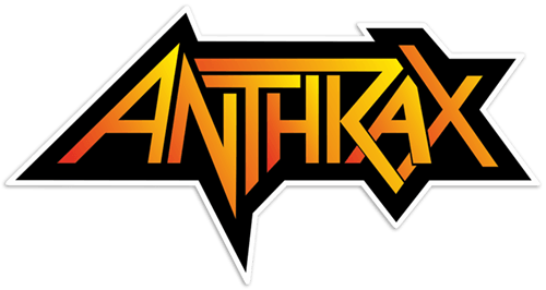 Autocollants: Anthrax in black 0
