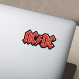 Autocollants: Logotype AC/DC avec &Eacute;clair 3