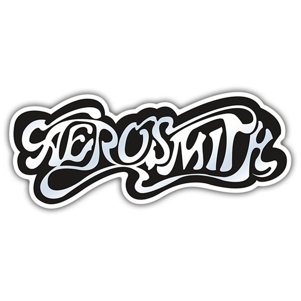 Autocollants: Logo Aerosmith en Tipograf&iacute;a Estilizada