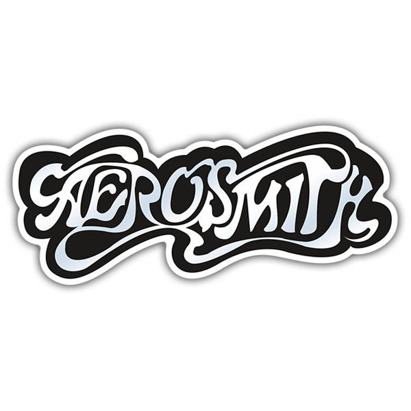 Autocollants: Logo Aerosmith en Tipograf&iacute;a Estilizada
