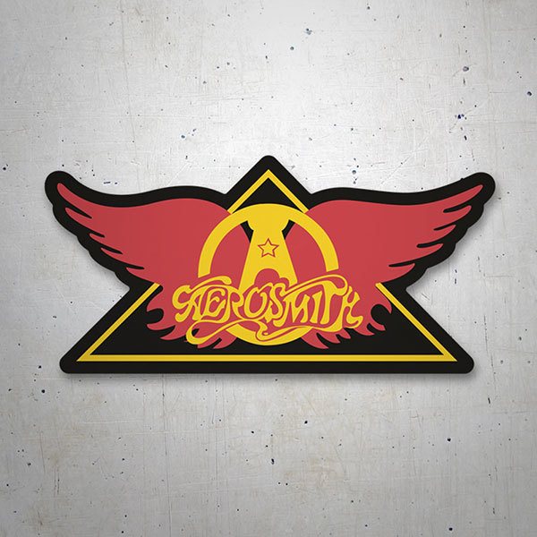 Autocollants: Logo Aerosmith Classique en Triangle