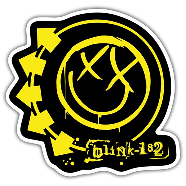 Autocollants: Blink 182 Couleur