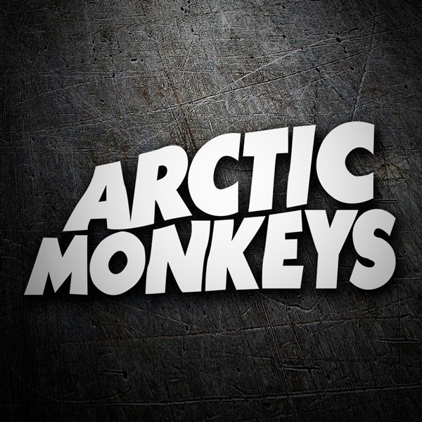 Autocollants: Arctic Monkeys en Typographie Dynamique
