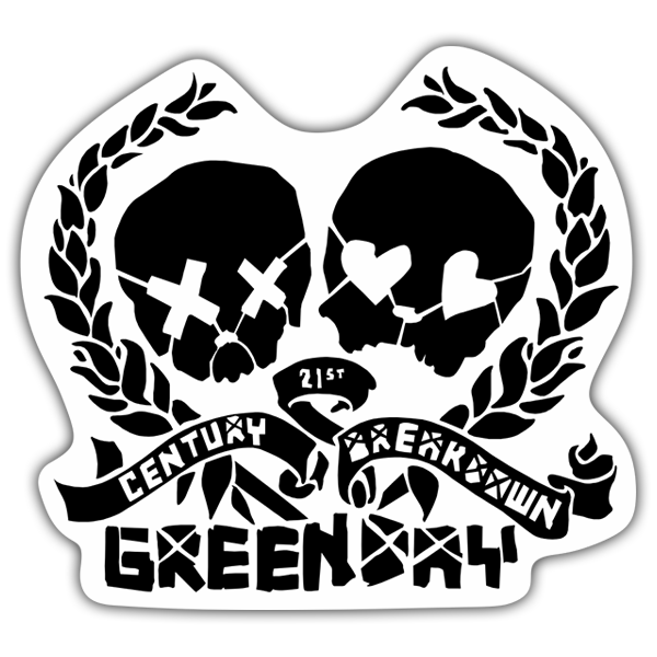 Autocollants: Green Day Century Breakdown 0