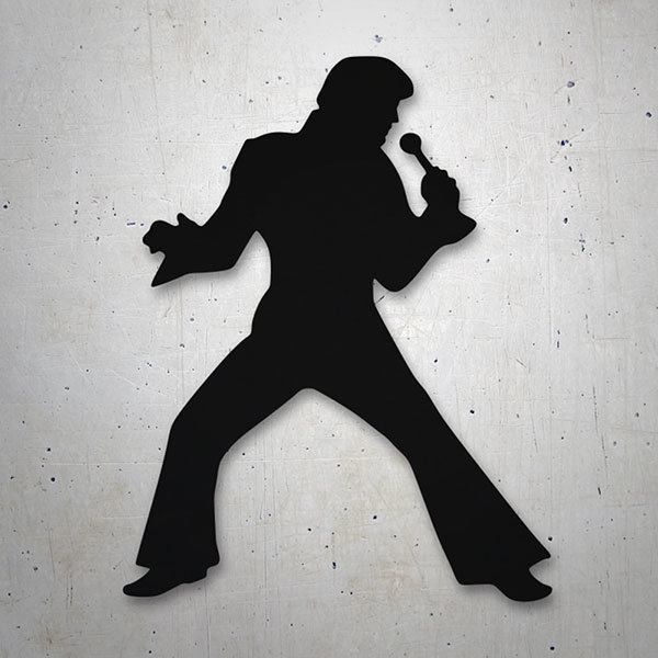 Silhouette d'Elvis Presley 0