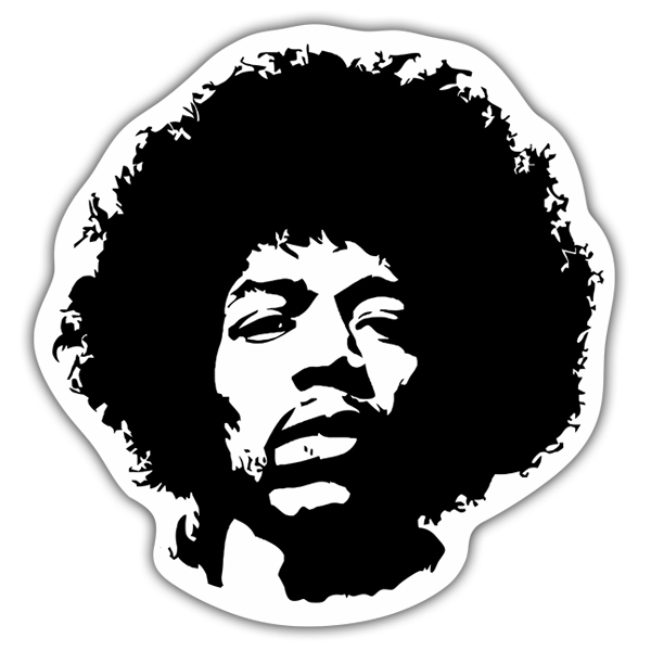 Autocollants: Jimi Hendrix