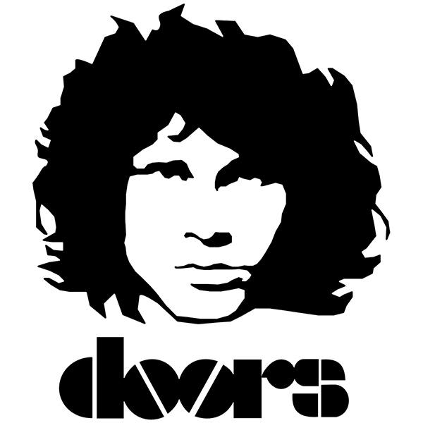 Autocollants: Morrison The Doors logo