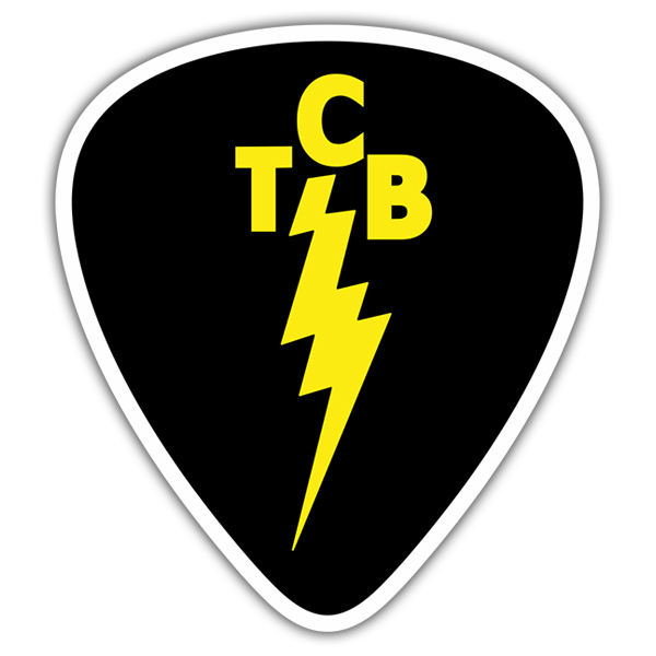 Autocollants: TCB Elvis Band