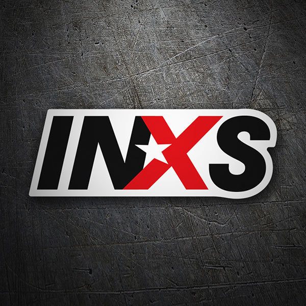 INXS EW Logo Langarmshirt - Offizielles Band Merchandise