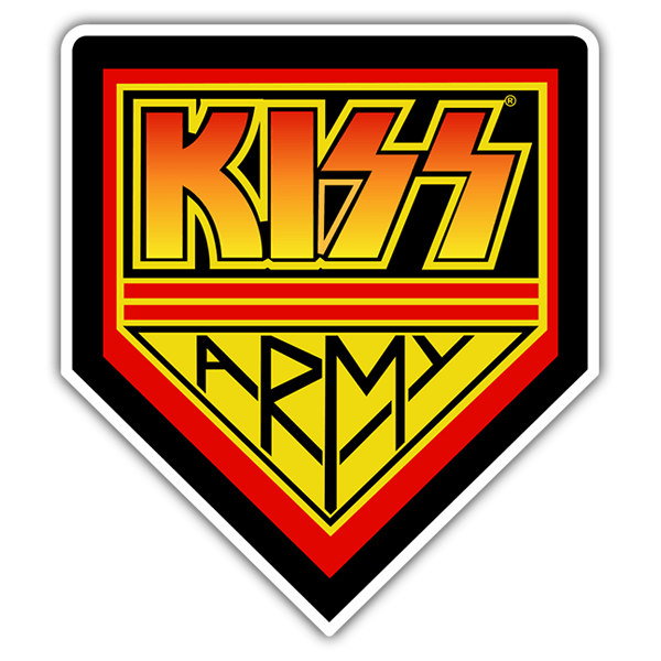 Autocollants: Emblème Kiss Army