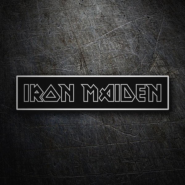 Autocollants: Iron Maiden Négatif