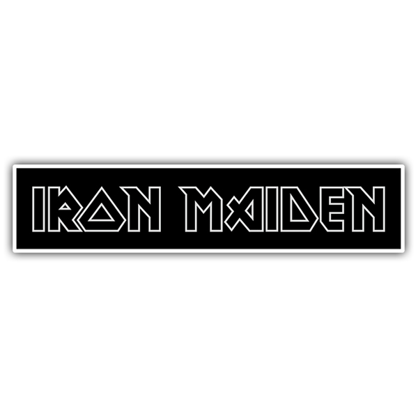 Autocollants: Iron Maiden Négatif