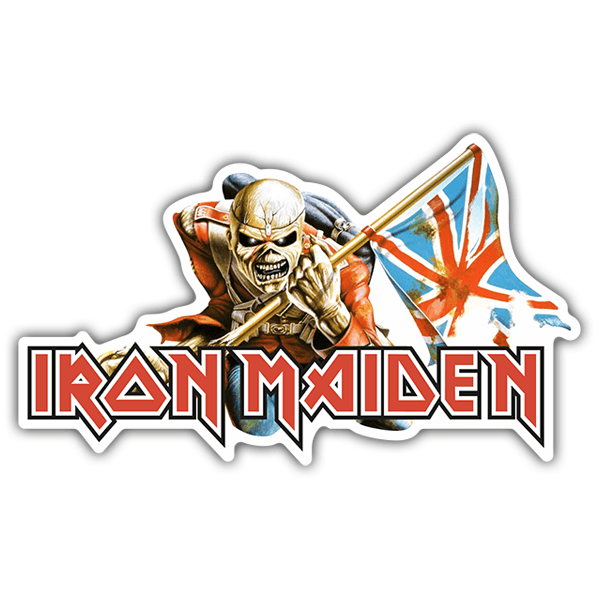 Autocollants: Iron Maiden - The Trooper
